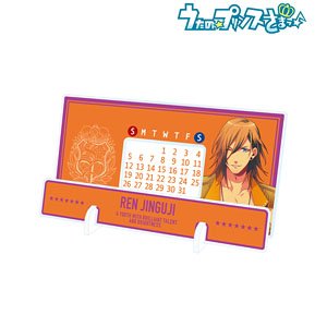 Uta no Prince-sama Ren Jinguji Desktop Acrylic Perpetual Calendar (Anime Toy)