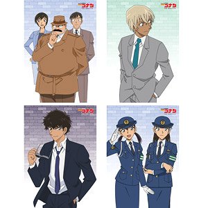 Detective Conan Electrostatic Pitatto Poster C (Anime Toy)