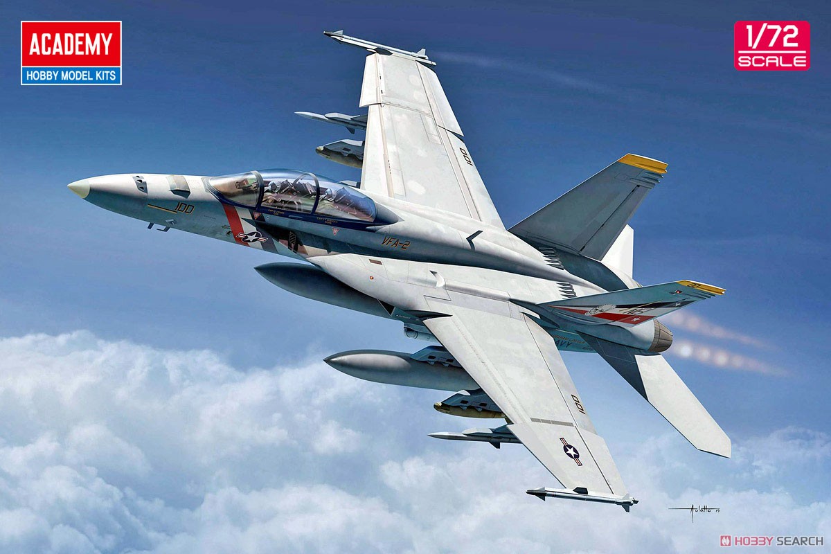 F/A-18F `VFA-2 バウンティハンターズ` (プラモデル) パッケージ1