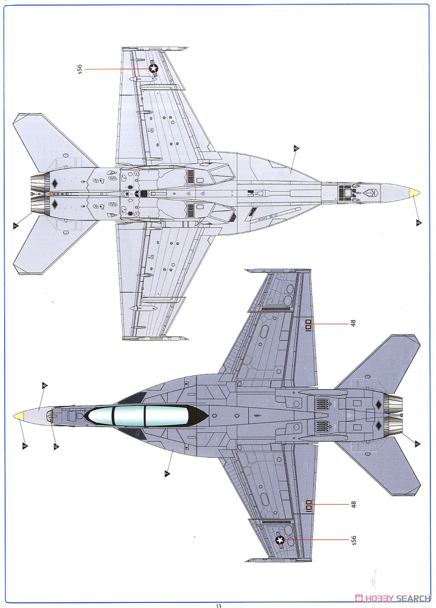 F/A-18F `VFA-2 バウンティハンターズ` (プラモデル) 塗装4