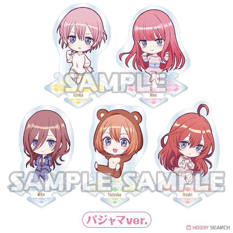The Quintessential Quintuplets Trading Tsunagaru Petit Acrylic Stand (Set of 10) (Anime Toy) Item picture1