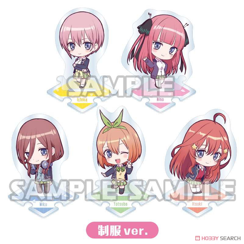 The Quintessential Quintuplets Trading Tsunagaru Petit Acrylic Stand (Set of 10) (Anime Toy) Item picture2
