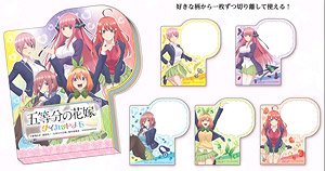 The Quintessential Quintuplets Die-cut Notepad (Anime Toy)