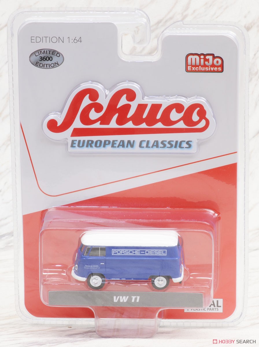 Volkswagen T1 Blue Porshce-Diesel (Diecast Car) Package1