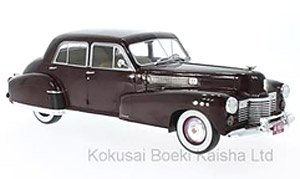 キャデラック フリートウッド series 60 Special Sedan 1941 ダークレッド (ミニカー)