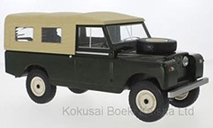 Land Rover 109 Pickup Series II RHD 1959 Dark Green / Dark Beige (Diecast Car)