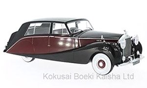 Rolls-Royce Silver Race Empress by Hooper RHD 1956 Black / Dark Red (Diecast Car)