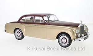 ロールスロイス シルバークラウド III Flying track H.J.Mulliner RHD 1965 メタリックダークレッド/メタリックベージュ (ミニカー)