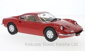 フェラーリ ディーノ 246 GT 1969 レッド (ミニカー)