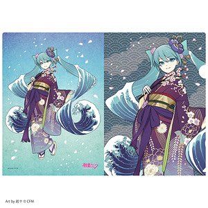 Hatsune Miku Clear File (Ukiyo-e) (Anime Toy)