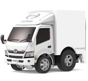 TinyQ 日野300 パネルバン ホワイト (玩具)