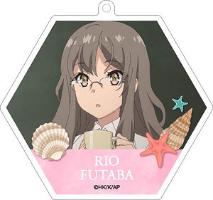 Rascal Does Not Dream of Bunny Girl Senpai Acrylic Key Ring (2) Rio Futaba (Anime Toy)