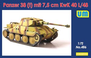 Panzer 38(t) with 7,5 cm KwK 40 L/48 (Plastic model)