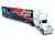 2019 John Force 150th Win Transporter in White and Black - John Force 150th Funny Car Win & Race Graphics (Diecast Car) Item picture2