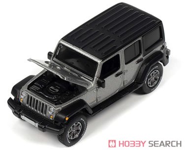 2018 Jeep Wrangler Sahara in Billit Silver Poly with Flat Black Roof (ミニカー) 商品画像1