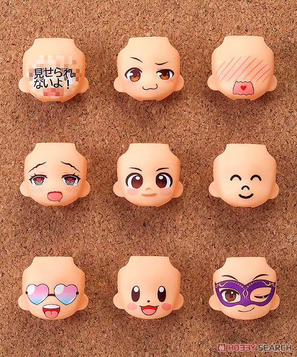 Nendoroid More: Face Swap 04 (Set of 9) (PVC Figure) Item picture1