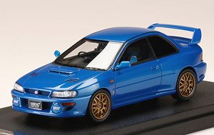 スバル インプレッサ 22B STi Version (GC8改) ソニックブルーマイカ (ミニカー)