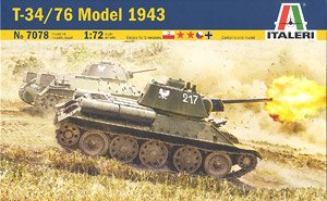 WW.II ソビエト軍 T-34/76 Mod.43 (プラモデル)