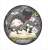 Bungo Stray Dogs x Sanrio Characters Glass Magnet Ryunosuke Akutagawa x Bad Badtz-Maru (Anime Toy) Item picture1