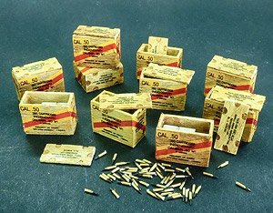 U.S. Ammunition Boxes with Cartons of Charges (Plastic model)