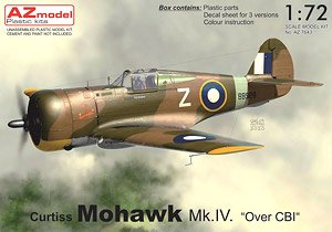 Curtiss Mohawk Mk.I.V. `Over CBI` (Plastic model)