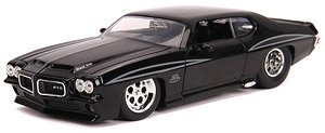 1971 Pontiac GTO The Judge Black (Diecast Car)