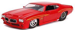 1971 Pontiac GTO The Judge Red (Diecast Car)