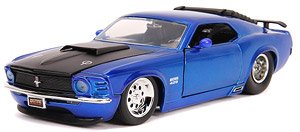 1970 Ford Mustang Boss 429 Candy Blue (Diecast Car)