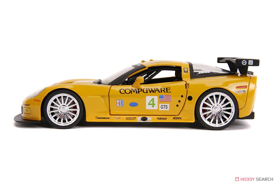 2005 Corvette C6R Yellow (Diecast Car) Item picture2