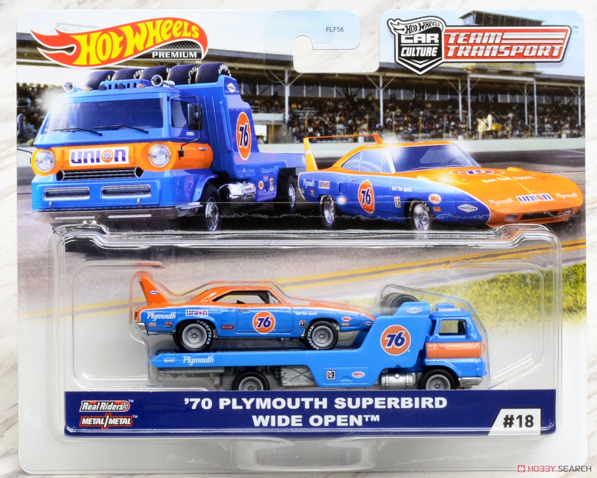 Hot Wheels Car Culture Team Transport Assort G #18 `70Plymouth Superbird Wide Open (Toy) Package1