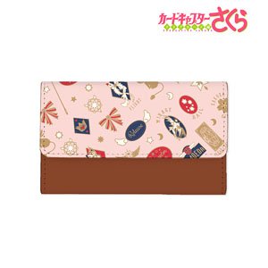 カードキャプターさくら クリアカード編 モチーフ柄 キーケース (ピンク) (キャラクターグッズ)