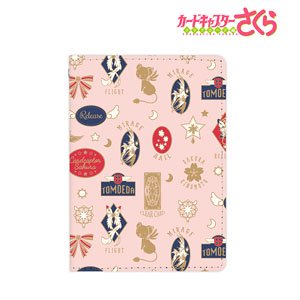 Cardcaptor Sakura: Clear Card Motif Pattern 4 Pocket Pass Case (Pink) (Anime Toy)