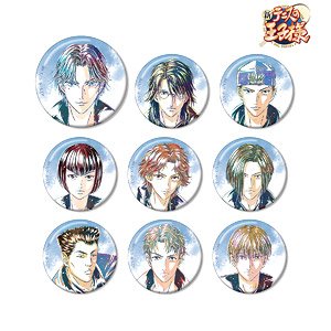 The New Prince of Tennis Trading Ani-Art Can Badge Hyotei (Set of 9) (Anime Toy)