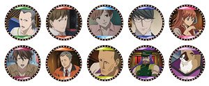 Kabukicho Sherlock Trading Can Badge (Set of 10) (Anime Toy)
