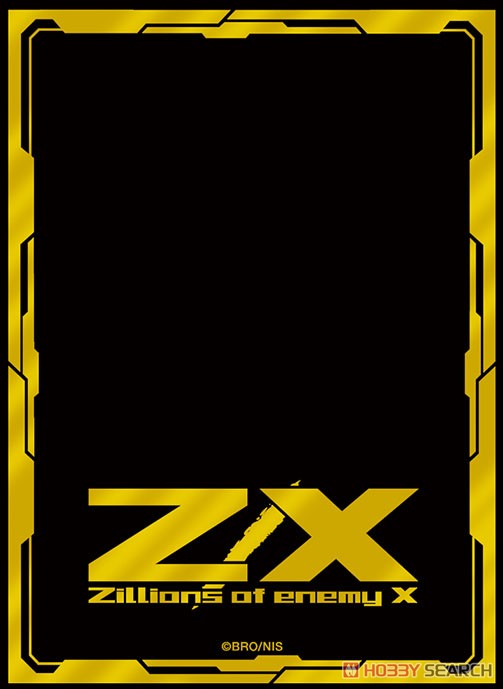 ブロッコリーモノクロームスリーブプレミアム Z/X -Zillions of enemy X- 「エンジョイゴールド」 (カードスリーブ) 商品画像1