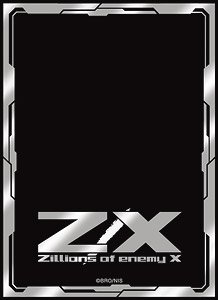 Broccoli Monochrome Sleeve Premium Z/X Zillions of Enemy X [Enjoy Silver] (Card Sleeve)