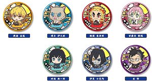 ぷちざぶCANバッジ 鬼滅の刃 B BOX (10個セット) (キャラクターグッズ)