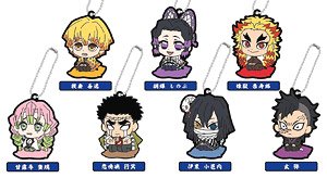 Petit-zabu Rubber Mascot Demon Slayer: Kimetsu no Yaiba B Box (Set of 10) (Anime Toy)