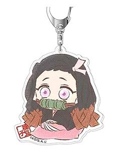 Petit-zabu Acrylic Key Ring Demon Slayer: Kimetsu no Yaiba 02 Nezuko Kamado AK (Anime Toy)