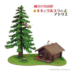 [Miniatuart] Limited Edition [Kiki`s Delivery Service] Kiki & Ursula`s Atelier (Assemble kit) (Railway Related Items)