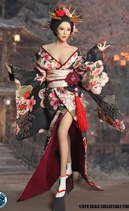 Oiran Costume & Head Set (Fashion Doll)