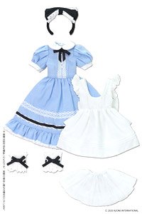 PNS Dreaming Girl`s Alice Dress Set (Alice Blue) (Fashion Doll)