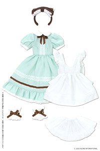 PNS Dreaming Girl`s Alice Dress Set (Mint Green) (Fashion Doll)