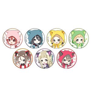 Can Badge [Yuki Yuna is a Hero: The Wasio Sumi Chapter/Hero Chapter] 04 Cat Day Ver. Box (Mini Chara) (Set of 7) (Anime Toy)