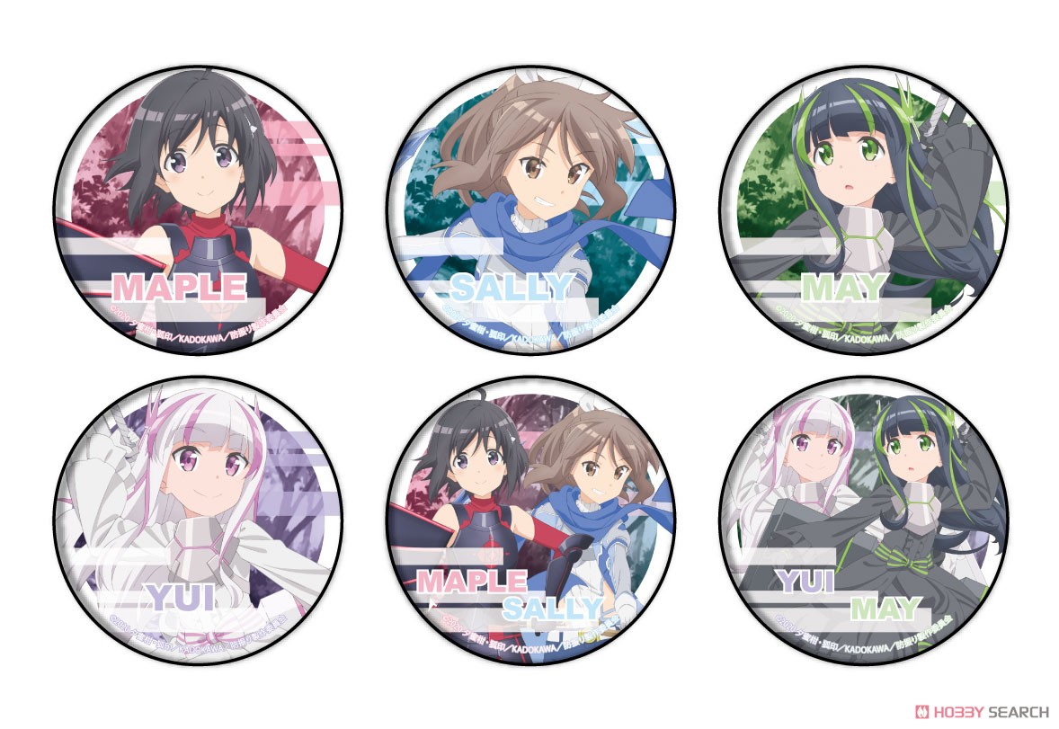 Can Badge [Bofuri: I Don`t Want to Get Hurt, so I`ll Max Out My Defense.] 01 Box (Set of 6) (Anime Toy) Item picture1