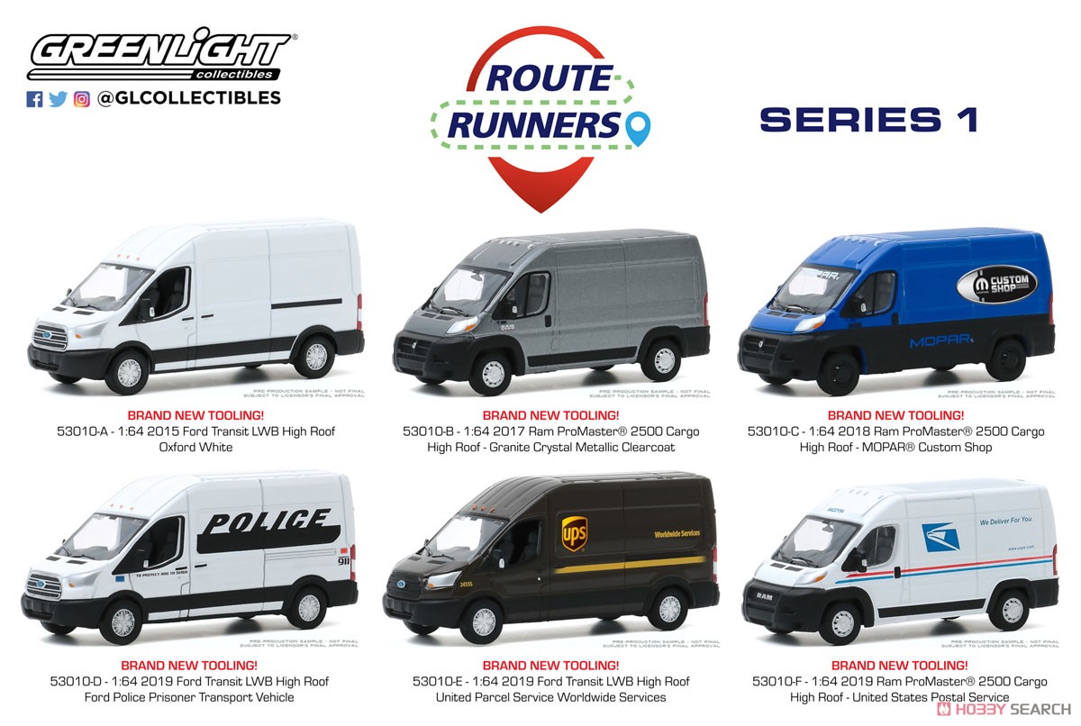 Route Runners Series 1 (Diecast Car) Item picture1