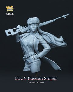 現用 露 胸像 ロシア最凶の女狙撃兵ルーシー (バストモデル) (プラモデル)