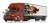 フレイトライナー2018 カスカディア ハイルーフ・スリーパー 53 フィート ユーティリティートレーラー スカート付き ヒルシュバッハ・モーターライン (ミニカー) 商品画像1