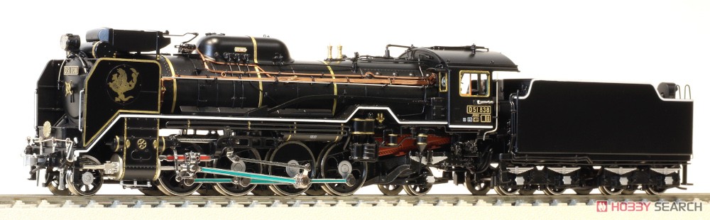 16番(HO) D51形蒸気機関車 838号機 お召仕様 (真鍮製車体×カンタムサウンドシステム搭載ハイブリッド製品) (塗装済み完成品) (鉄道模型) 商品画像1