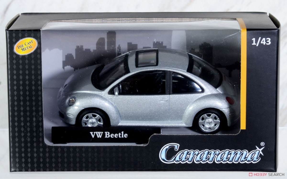 VW New Beetle Silver (Diecast Car) Package1